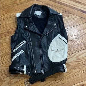 Iro motorcycle leather vest - SPOKANE